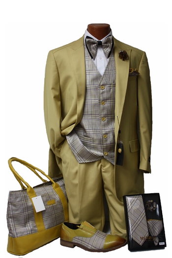 Classic 19-83 Suit -Mustard #CL19-83Mustard